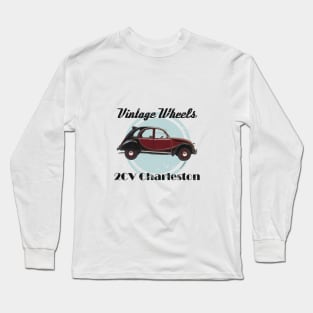 Vintage Wheels - Citroën 2CV Charleston Long Sleeve T-Shirt